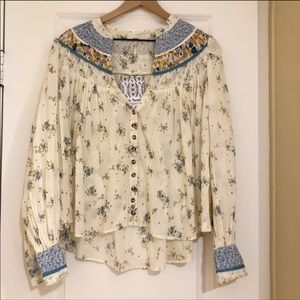 Free People Paloma Printed Top